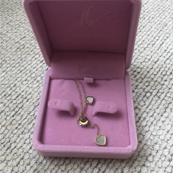 Mother of Pearl heart necklace - Picture 2 of 4